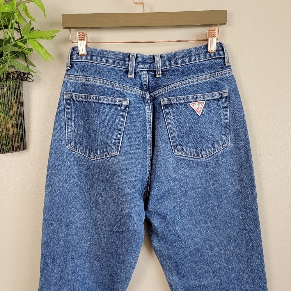 Vintage Guess Jeans Original 050 Classic Fit Narrow Tapered Leg High Rise Mom - Picture 10 of 11